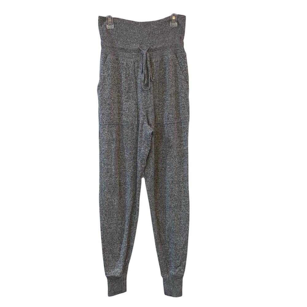 Aerie‎ Gray Heathered Jogger Pants XS High Rise Soft Lounge Sweatpants Women